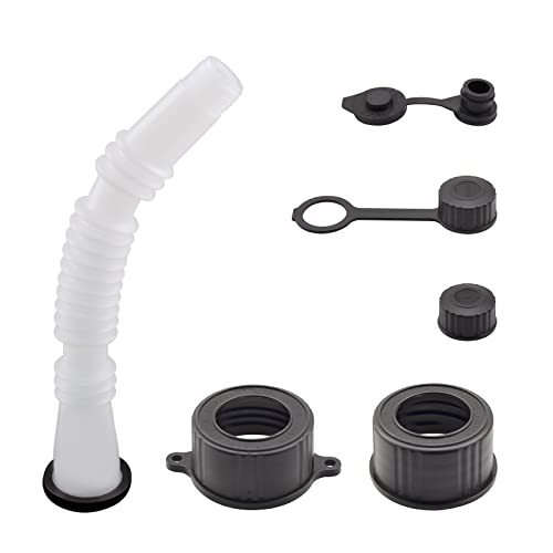 Universal Gas Can Spout Replacement Kit Flexible Pour Nozzle with