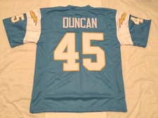 UNSIGNED CUSTOM Sewn Stitched Speedy Duncan Powder Blue Jersey - M, L, XL, 2XL