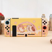 GeekShare Protective Case Slim Shell for Nintendo Switch and Joy Con Cover Owl