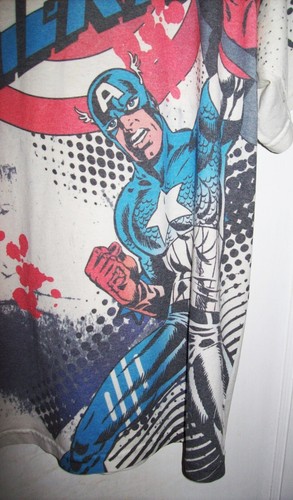 Vintage 2006 Marvel Captain America Steranko Art Large Adult T Shirt - Picture 5 of 6