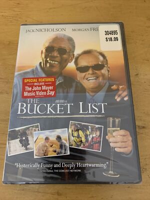 The Bucket List DVD Brand New Sealed Morgan Freeman Jack Nicholson