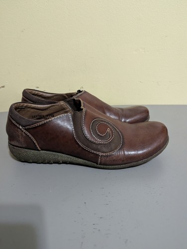 L'artist Spring Step Women's Size EU 40 Brown Leather Uno Loafers - Picture 2 of 9
