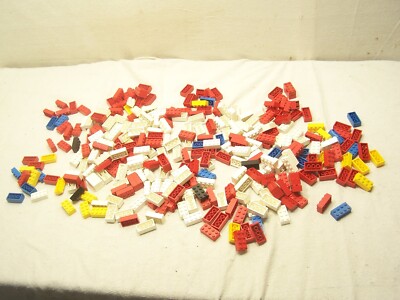 lot of vintage pat. pend. side pip lego blocks 2x4 bricks 325 pieces