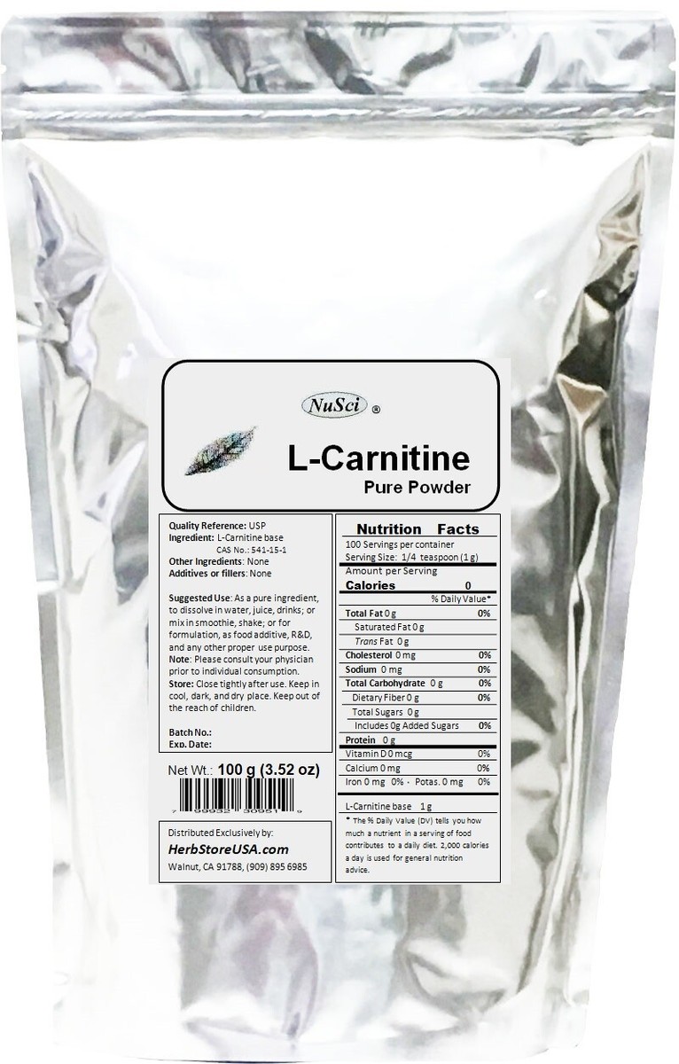 discount pure l carnitine powder L-Carnitine pure Powder (2.2 lb) 1kg USP quality weight loss