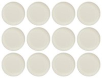 12Er Set FrüHstüCksteller Mynte Butter Cream Creme Weiß 19,5Cm Ib Laursen