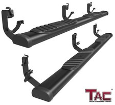For 09-18 Dodge Ram 1500 Crew Cab 5aluminum Texture Black Side Steps Nerf Bars