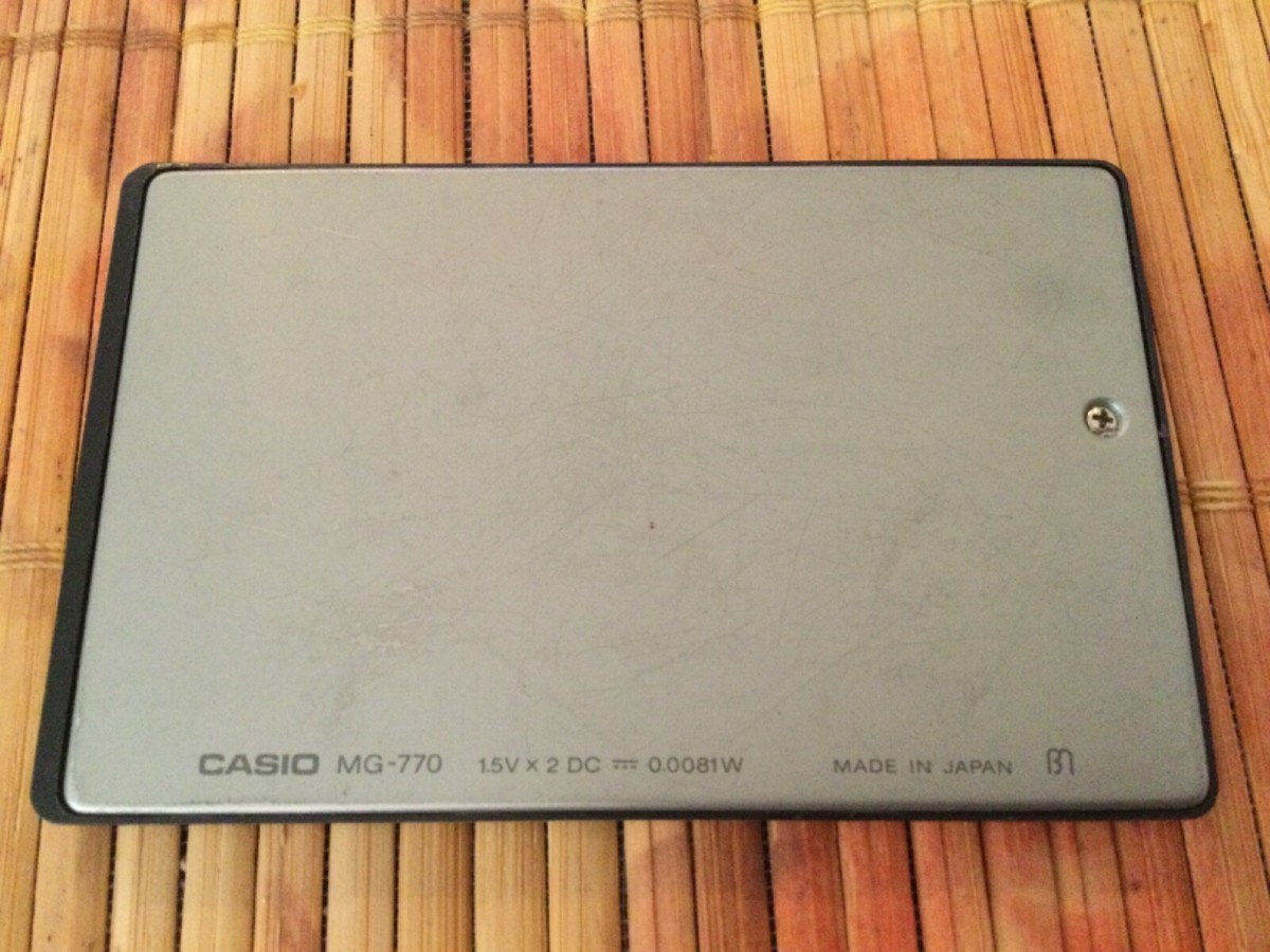 VINTAGE CASIO MG- 770 Game Calculator VERY HARD TO FIND | eBay