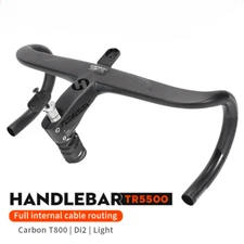 Full Internal Cable Routing Road Bicycle Handlebar 28.6mm Di2 Carbon Drop Bar