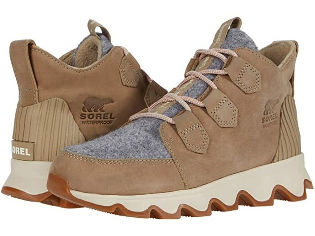 sorel kinetic caribou faux fur waterproof sneakers