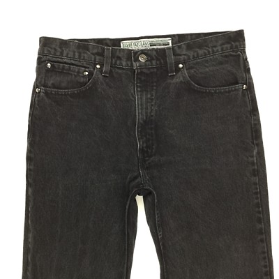 Vintage Levi's Men's Black SilverTab Jeans W36 L32 Made USA Red