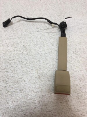 13-16 Ford Fusion SE S Hybrid Front Left Driver Tan Seat Belt Buckle Assembly