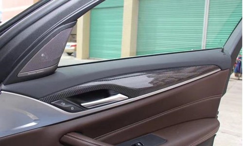 Cubierta de panel interior de fibra de carbono real 9 piezas para BMW Serie 5 G30 2018+ LHD - Imagen 16 de 17