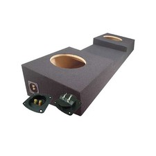 Car Audio Subwoofer Box Regular Cab Truck W/ Console Dual 12" Speaker Sub Box