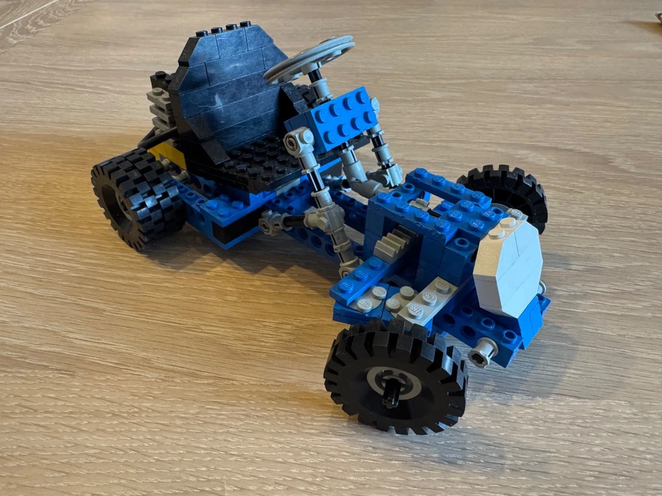 Lego Technic 854 Go Kart, A Few Missing Pieces With Instructions 1978. No Box., photo 4 of 5