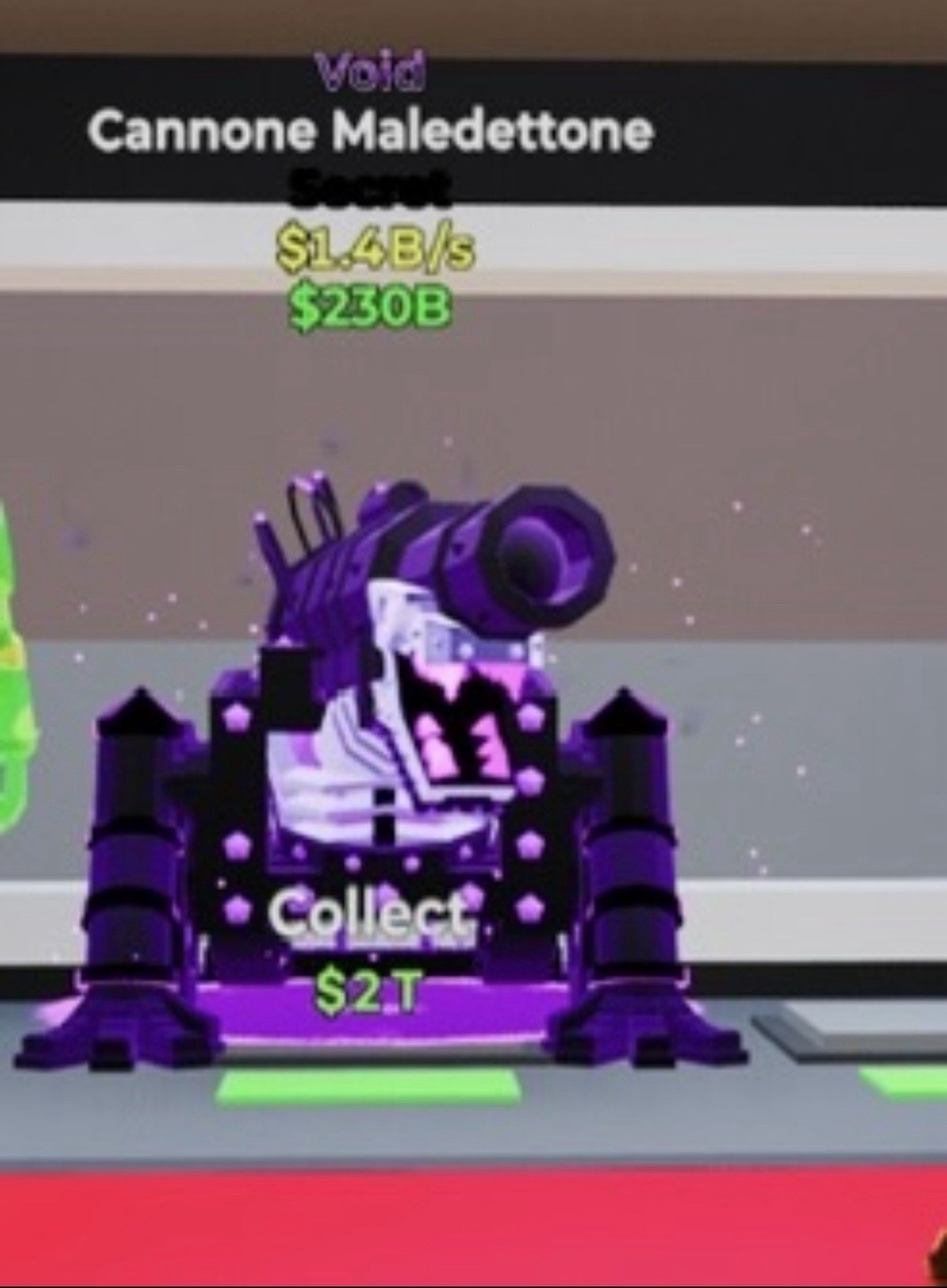 Fortnite Steal The Brainrot - Void Cannone Maledettone $1.4B/s