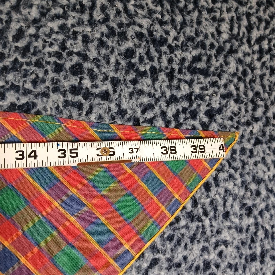 Boys Scouts Webelos Neckerchief Plaid Red Embroidered Logo Patch - Image 4 of 4