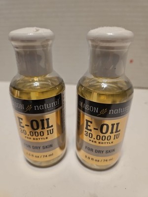 2 Bottles Of Body Oil with Vitamin E  Oil for Dry Skin. 2.5 Oz Each New Sealed 