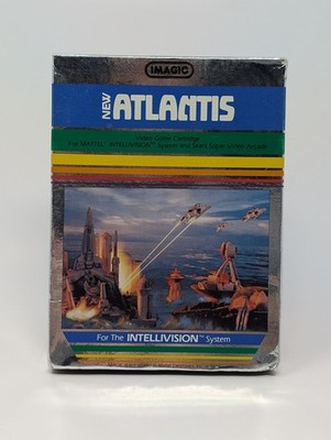 New Atlantis (Intellivision, 1982) - CIB Complete W/ Reg Card