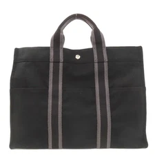 HERMES  suck fool toeMM Handbag Canvas  Ladies [Used]