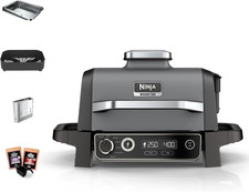 Ninja Woodfire Electric BBQ Grill & Smoker, 7-In-1 Outdoor Grill & Air Fryer, Ro