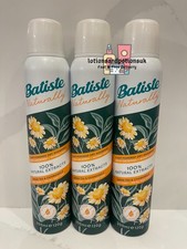 3 x Batiste Naturally Green Tea & Chamomile Dry Shampoo 200ml