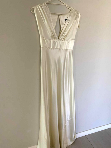 Cream Wedding Dress Evening gown