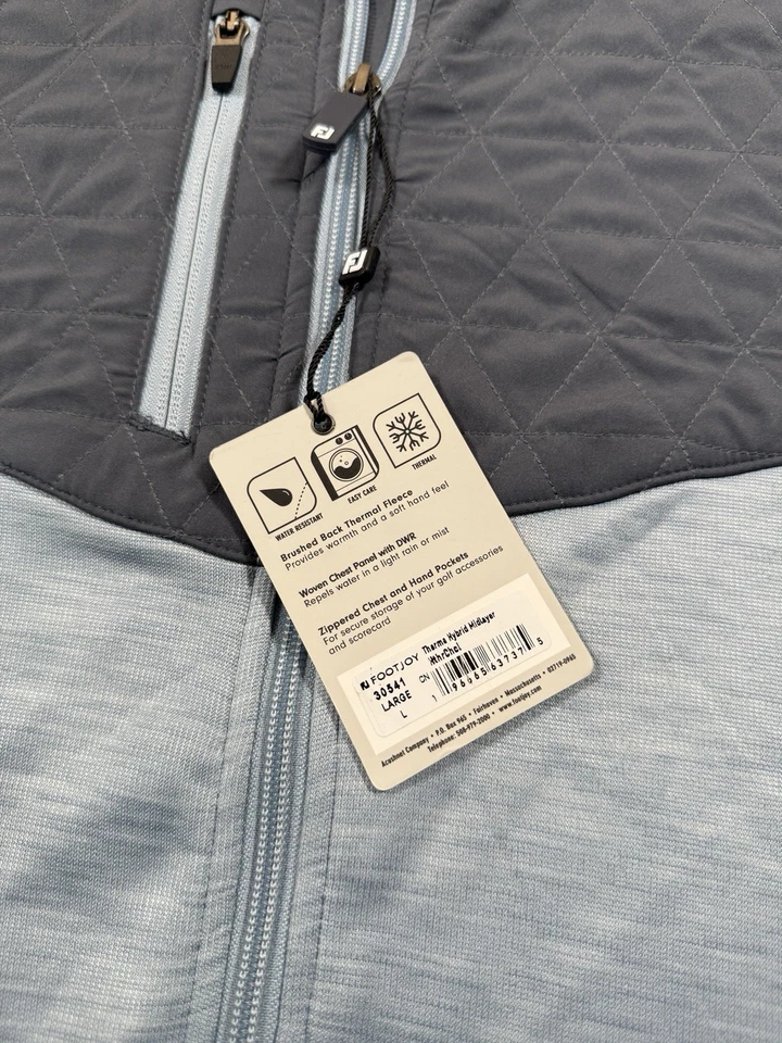 FootJoy Jacket Mens Large Full Zip Thermoseries Butler National Golf Club NWT - Image 3 of 4