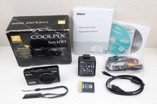 NIKON COOLPIX S6100 DIGITAL CAMERA - 16.0MP - 7x ZOOM - BLACK - BOXED