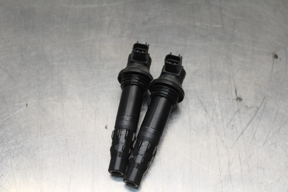 14-17 YAMAHA FZ07 IGNITION COILS COIL SPARK PLUG CAPS BB766 - Image 2 of 4