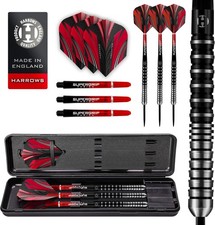Harrows Predator 90% Tungsten Steel Tip Darts Set 22g, 23g, 24g &25g - Includes