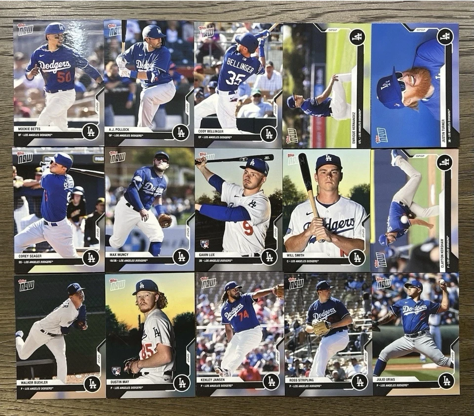 2020 Topps Now Ben Baller Los Angeles Dodgers World Series Champions 32 Card Set - Image 3 of 3