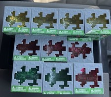 MINECRAFT JELLY CUBES - Viral Squishy IN HAND NEW  RARE - Set 10     