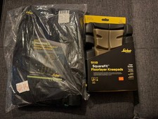 Snickers 6923 FlexiWork Floorlayer Trousers Black Size-48/ 32” + 9119 Knee Pads 