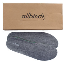 NEW / Allbirds Women's WOOL RUNNER MERINO Natural Grey INSOLES - Size: 11