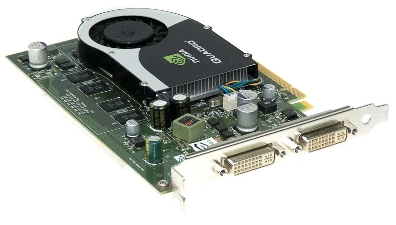 Graphic Card Dell 0WX397 Nvidia Quadro FX570 256MB Pcie - Image 2 of 2