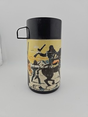 Vintage Aladdin 1974 Planet Of The Apes Movie Plastic Thermos Rare