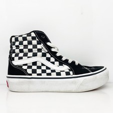 Vans Boys Sk8 Hi 721356 Black Casual Shoes Sneakers Size 4