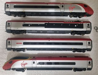 Hornby OO Gauge Virgin Pendolino Train Set – DCC Fitted – Tested – Unboxed