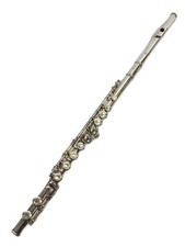 Yamaha Flute Yfl-211sii Working E-mech Silver Plated With Case Used