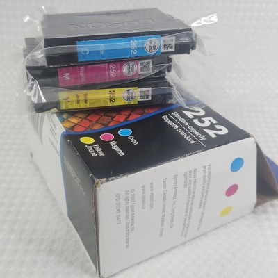 Epson 252 (T252520) Ink Cartridges 3 pack  Cyan Magenta Yellow Exp. 3 2026