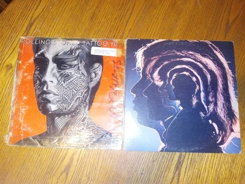 Rolling Stones 2 Record Lot Hot Rocks 1964-1971 Tattoo You