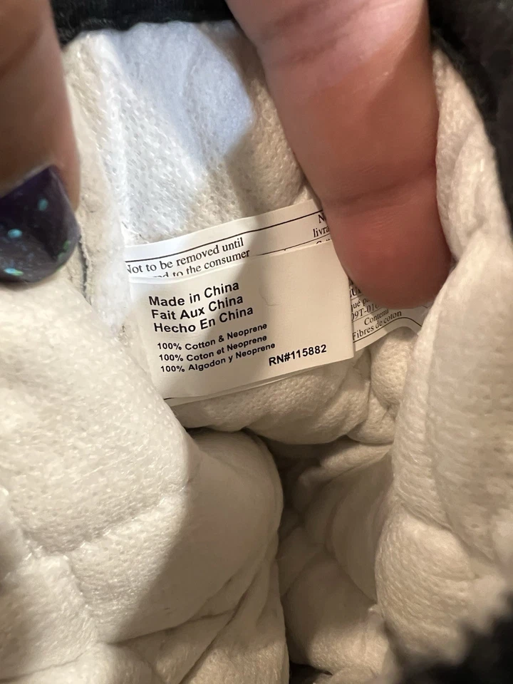 Juego de Guante y Bache para Horno, Rayas Azules Nuevo con Etiquetas Foto 4 de 4