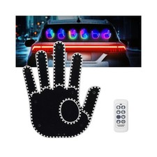 RGB LED Leuchten Hand Gesten Licht für Auto LKW Fernbedienung Heckscheibe Schild...