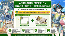Arknights Endfield x Frank Burger Code (Frame...