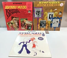 NEW SEALED 3 ALBUMS Johnny Maddox "Ragtime Memories" "Second Hand Rose" & more