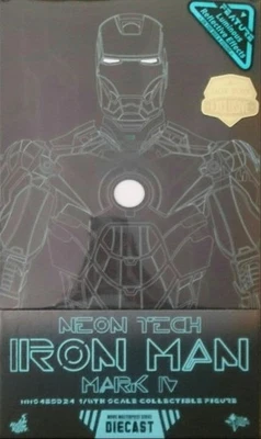 Hot Toys MMS485D24 Scale 1/6 Action Figure Iron Man 2 Mark 4 (Neon Tech Version) - Photo 1/2