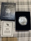 2011-W 1oz American Eagle Silver Dollar Uncirculated Coin .999 US Mint Box & COA