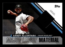 2024 Topps Series 2 SANDY ALCANTARA MAJOR LEAGUE MATERIAL BLACK RELIC /199 MIAMI
