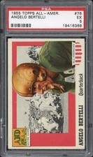 1955 Topps All-American Angelo Bertelli #76 PSA 5 Excellent Norte Dame
