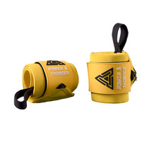 Premium Wrist Support Wristbands 1 Pair Yellow